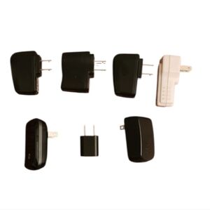 7 Charging Bricks USB (All Work And Have Been Tested)